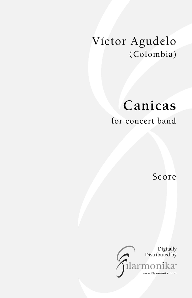 Canicas, for concert band – FILARMONIKA Music Publishing